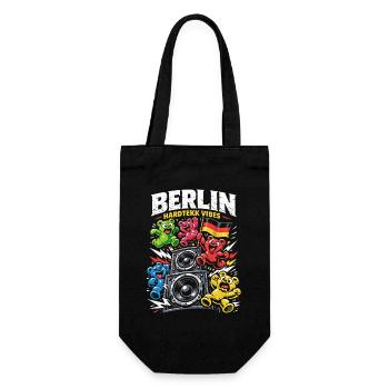 Berlin Hardtekk Tekke East Germany - Gift Bag for Bottles - black - Front