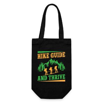 Girl Scout Leader Hike Guide & Thrive Scout - Geschenkbeutel für Flaschen - Schwarz - Vorne
