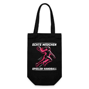 Handball Liebhaber Handball Sport Spieler Handball - Geschenkbeutel für Flaschen - Schwarz - Vorne