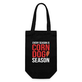Chien de maïs - Sac à bouteille - noir - Devant