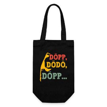 Vacances en mer du Nord DÖPP DÖDÖ DÖPP ... Sylt Drôle - Sac à bouteille - noir - Devant