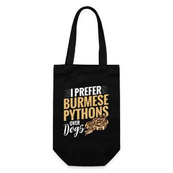 Python birman Stuff Reptile Foos Propriétaire de serpent - Sac à bouteille - noir - Devant