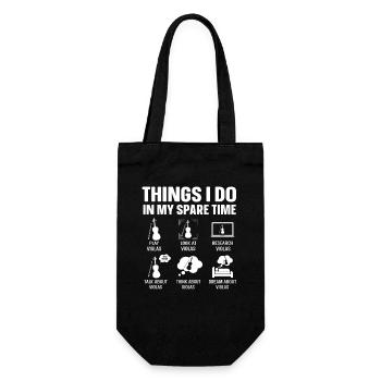 Viola Leisure: What I Do Viola - Gift Bag for Bottles - black - Front