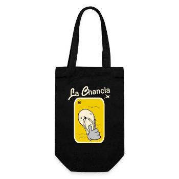 Slippers funny - Gift Bag for Bottles - black - Front