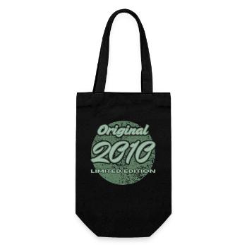 16th Birthday 2010 Boys and Girls Gift - Gift Bag for Bottles - black - Front