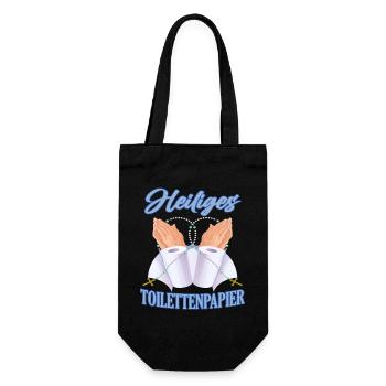 Saint papier toilette - Sac à bouteille - noir - Devant