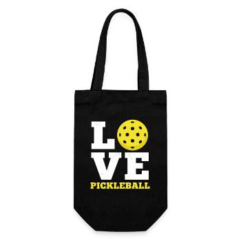 J’adore le pickleball - Paddle Sport Stressed - Sac à bouteille - noir - Devant