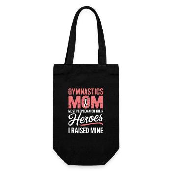 Gymnastique Maman, j’ai élevé mes héros - Sac à bouteille - noir - Devant