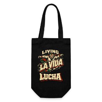 Lucha Libre Luchador vivant La Vida Lucha - Sac à bouteille - noir - Devant