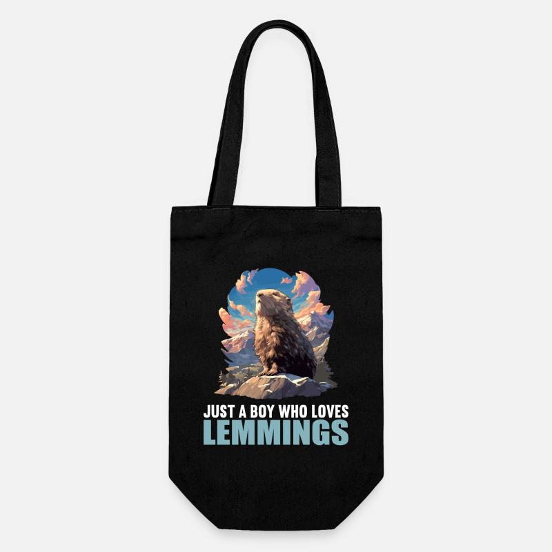 Lemmings Lemming - Sac à bouteille - noir
