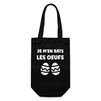 EASTER EGGS - Gift Bag for Bottles - black - Front