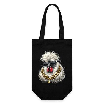 Silk Chicken - Gift Bag for Bottles - black - Front