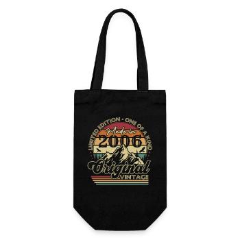 Original 2006 Vintage Vintage Birthday Gift - Gift Bag for Bottles - black - Front