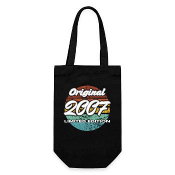 19e anniversaire Homme Femme 4 ans 2007 Cadeau - Sac à bouteille - noir - Devant