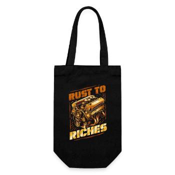 De la rouille de la restauration automobile à la richesse - Sac à bouteille - noir - Devant
