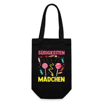 Sweets Sweet Tooth Cute Girl - Gift Bag for Bottles - black - Front