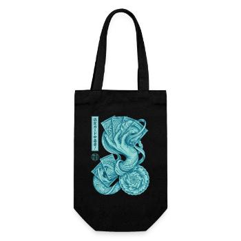 Certified Card Addict Trading Card Collector God - Gift Bag for Bottles - black - Front