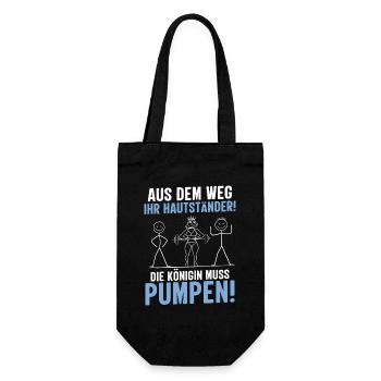 Haltérophile HORS DE LA ROUTE SA PEAU SE DRESSE Drôle - Sac à bouteille - noir - Devant