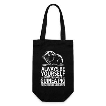 Dictons du cochon d’AMeer Cadeau du cochon d’Inde - Sac à bouteille - noir - Devant
