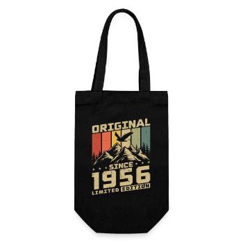 Cadeau d’anniversaire original vintage de 1956 - Sac à bouteille - noir - Devant