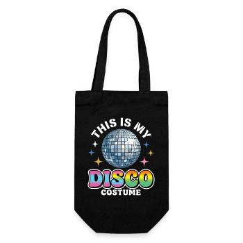 Voici mon costume disco boule disco - Sac à bouteille - noir - Devant