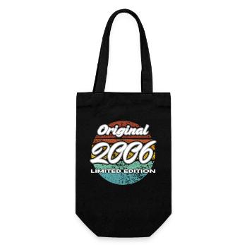 20e anniversaire 2006 cadeau pour hommes et femmes - Sac à bouteille - noir - Devant