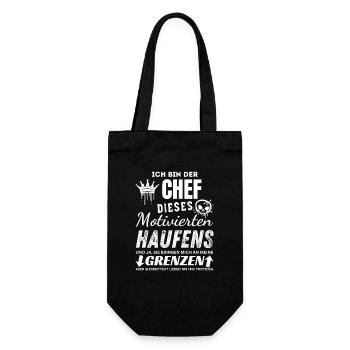 Chef dieses motivierten Haufens Chef Geschenke - Sac à bouteille - noir - Devant
