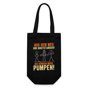 Haltérophile HORS DE LA ROUTE SA PEAU SE DRESSE Drôle - Sac à bouteille - noir - Devant