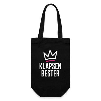 Meilleure phrase folle du bureau - Sac à bouteille - noir - Devant