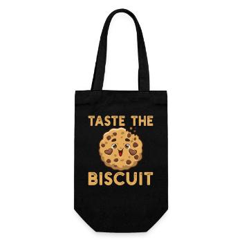 Taste the Biscuit - Gift Bag for Bottles - black - Front