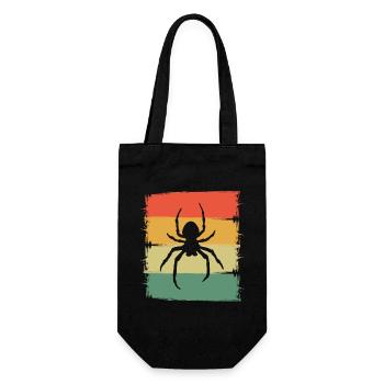 Spinne - Geschenkbeutel für Flaschen - Schwarz - Vorne