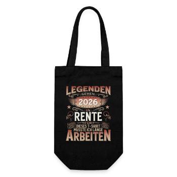 Retrait de pensionnaire 2026 Gift Man Retraite Drôle - Sac à bouteille - noir - Devant