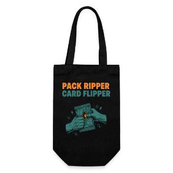 Pack Ripper Card Flipper Trading Card Collector - Gift Bag for Bottles - black - Front