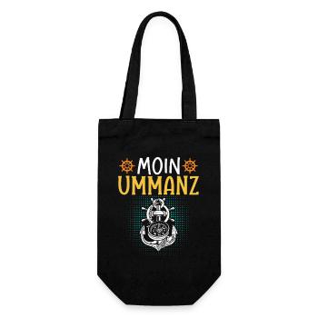Île Ummanz MOIN UMMANZ Mer Baltique Vacances Drôle - Sac à bouteille - noir - Devant