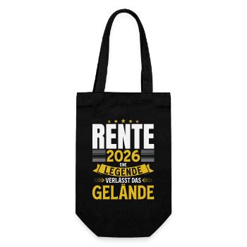 Pension Gift Man Retraite retraite 2026 Drôle - Sac à bouteille - noir - Devant