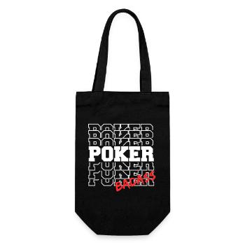 Poker Badass BLC - Geschenkbeutel für Flaschen - Schwarz - Vorne