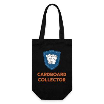 Cardboard Collector Trading Card Collector Booster - Gift Bag for Bottles - black - Front