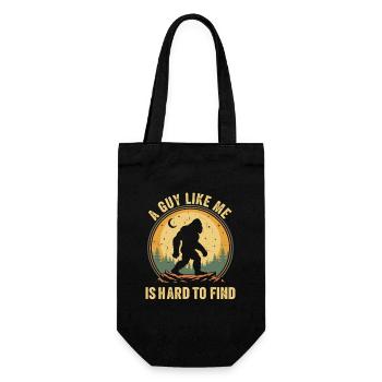 T-shirt rétro Bigfoot Retro Sasquatch drôle - Sac à bouteille - noir - Devant