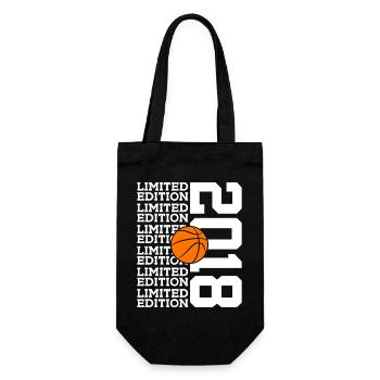 LIMITED EDITION 2018 BASKETBALL 8TH BIRTHDAY - Gift Bag for Bottles - black - Front