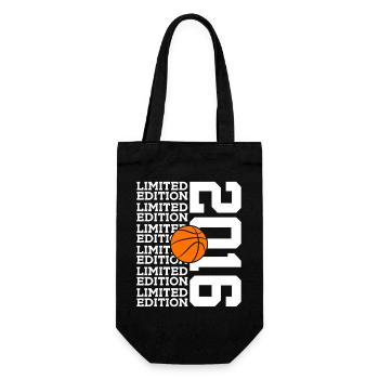 LIMITED EDITION 2016 BASKETBALL 10. GEBURTSTAG - Geschenkbeutel für Flaschen - Schwarz - Vorne