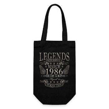 40e anniversaire mars 1986 - Sac à bouteille - noir - Devant