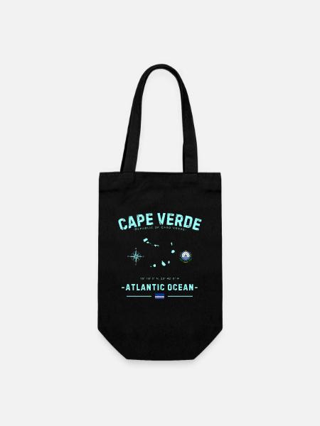 Cape Verde Atlantischer Ozean - Geschenkbeutel für Flaschen - Schwarz