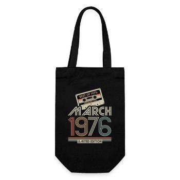 Best of March 1976 Kassette | Limited Edition - Geschenkbeutel für Flaschen - Schwarz - Vorne
