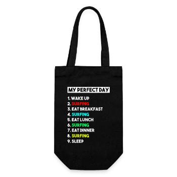 Mon jour parfait : Modeler Sculpteur drôle - Sac à bouteille - noir - Devant