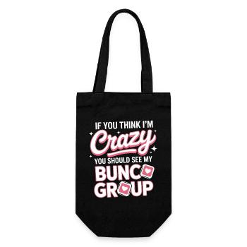 Arnaque, proverbes, jeu de dés, cadeau drôle d’arnaque, - Sac à bouteille - noir - Devant