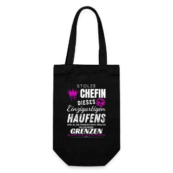 Stolze Chefin einzigartig Haufen Chefin Geschenke - Sac à bouteille - noir - Devant
