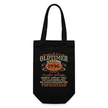 Vintage Car Year 1996 Vintage Birthday Gift - Gift Bag for Bottles - black - Front