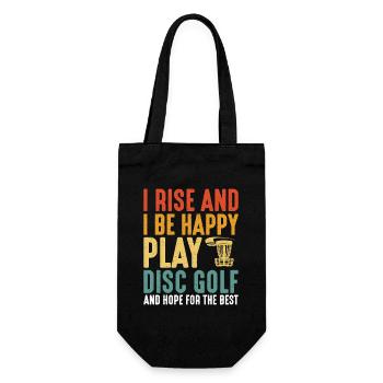 Disc Golf Gifts Disc Golf - Gift Bag for Bottles - black - Front