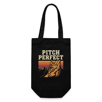 Pitch Perfect Climbing Mountaineering - Gift Bag for Bottles - black - Front