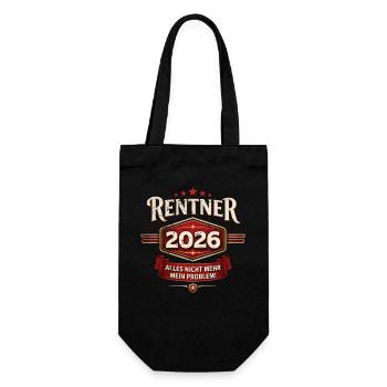 Pension de pensionnaire de l’homme à cadeaux de retraite 2026 Drôle - Sac à bouteille - noir - Devant